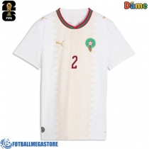 Fotballdrakt Dame Marokko Achraf Hakimi #2 Bortedrakt VM 2026 Kortermet